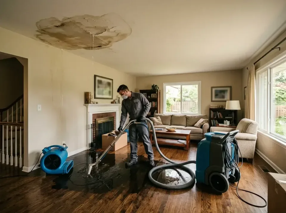 attic-pipe-burst-ceiling-drip-008 — frequently asked questions, Water Damage Restoration & Carpet Care in Baltimore, MD